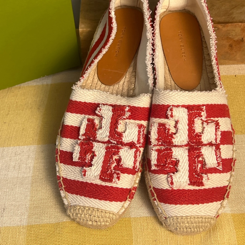 frayed striped canvas aline dinem - Picture 5 of 7